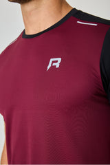 Flight T-Shirt - Meteorite / Burgundy