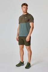 Flex T - Shirt - Dark Green / Mid Green - Reprimo