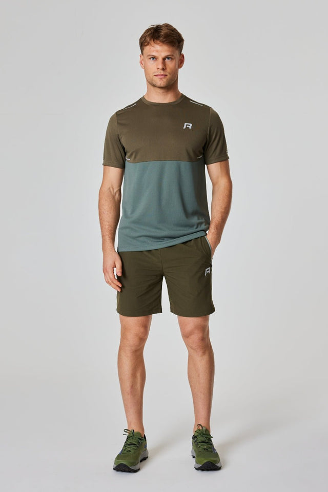 Flex T - Shirt - Dark Green / Mid Green - Reprimo