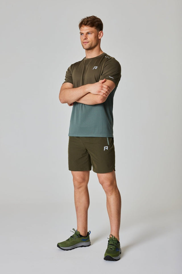 Flex T - Shirt - Dark Green / Mid Green - Reprimo