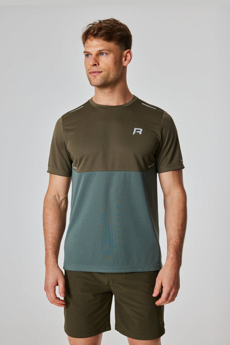 Flex T - Shirt - Dark Green / Mid Green - Reprimo