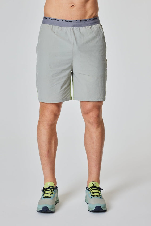 Flight Short - Light Grey / Light Green - Reprimo