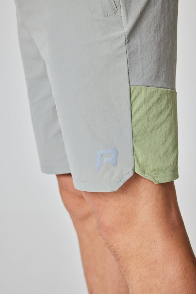 Flight Short - Light Grey / Light Green - Reprimo