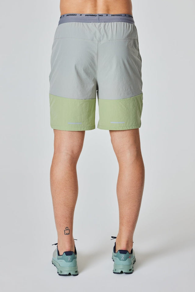 Flight Short - Light Grey / Light Green - Reprimo