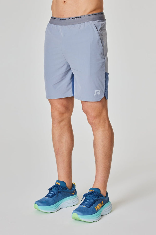 Flight Short - Silver Blue / Navy - Reprimo