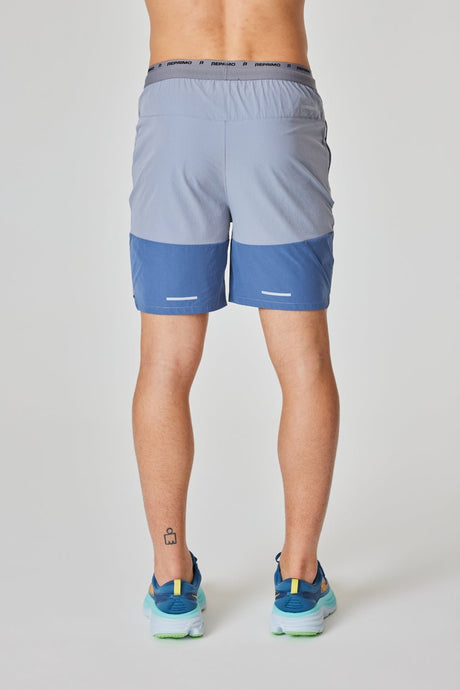 Flight Short - Silver Blue / Navy - Reprimo