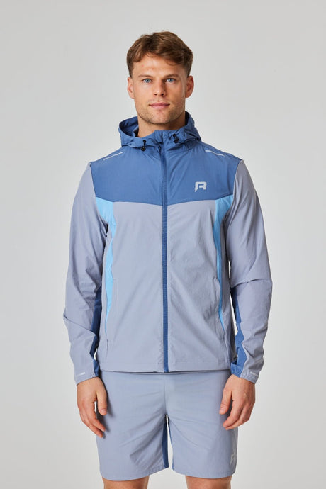 Flight Windbreaker - Silver Blue / Navy / Light Blue - Reprimo