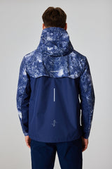 Polaris Windbreaker - Reflective Print / Navy - Reprimo