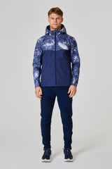 Polaris Windbreaker - Reflective Print / Navy - Reprimo