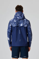 Polaris Windbreaker - Reflective Print / Navy - Reprimo