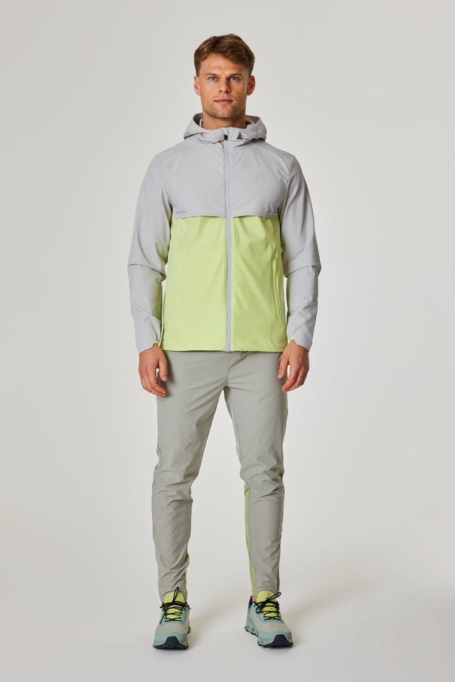 Prism Windbreaker - Lime Green / Light Grey - Reprimo