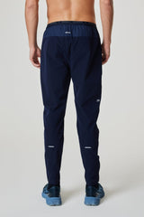 Summit Panelled Pants - Dark Navy / Navy / Electric Lime - Reprimo